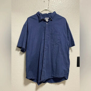 Old navy Men’s Button Down Short Sleeve Polka Dot Shirt XXL